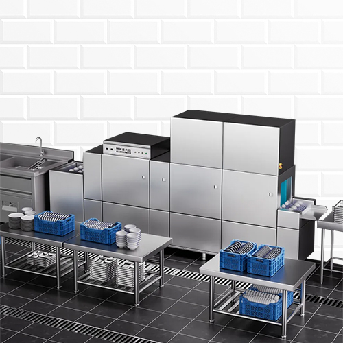 第四代商用洗碗机：平放式洗碗机的特点与应用