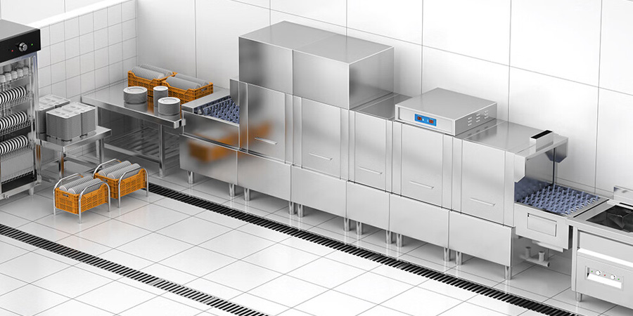 学校食堂用的大型洗碗机是什么 功率一般多大