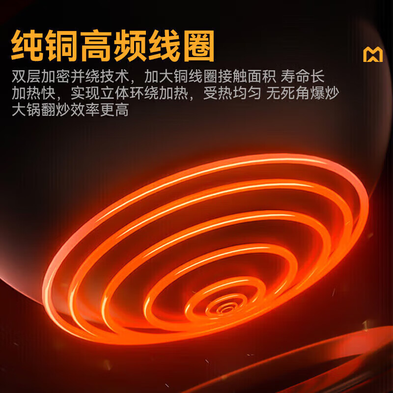 麦大厨食堂大炒锅电灶台升级款15KW双头工厂食堂大锅灶